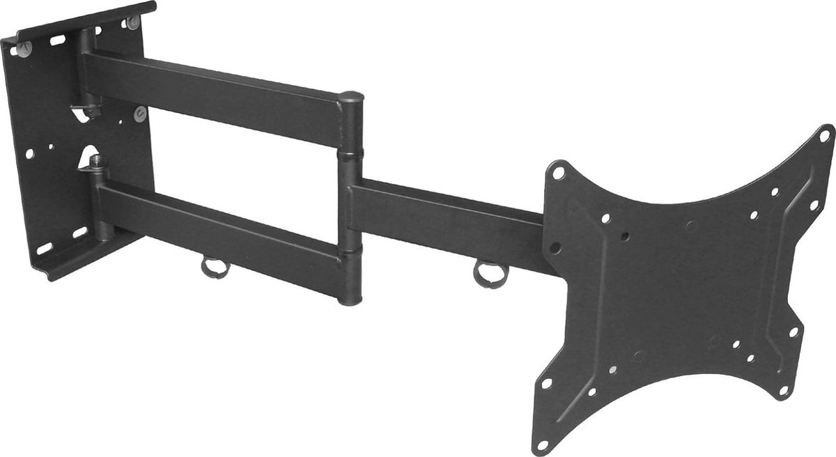 Universele TV-wandmontage 16-50 inch - Verlengbaar en Kantelbaar - Houder voor LED LCD Plasma TV - VESA 100/200 zwart