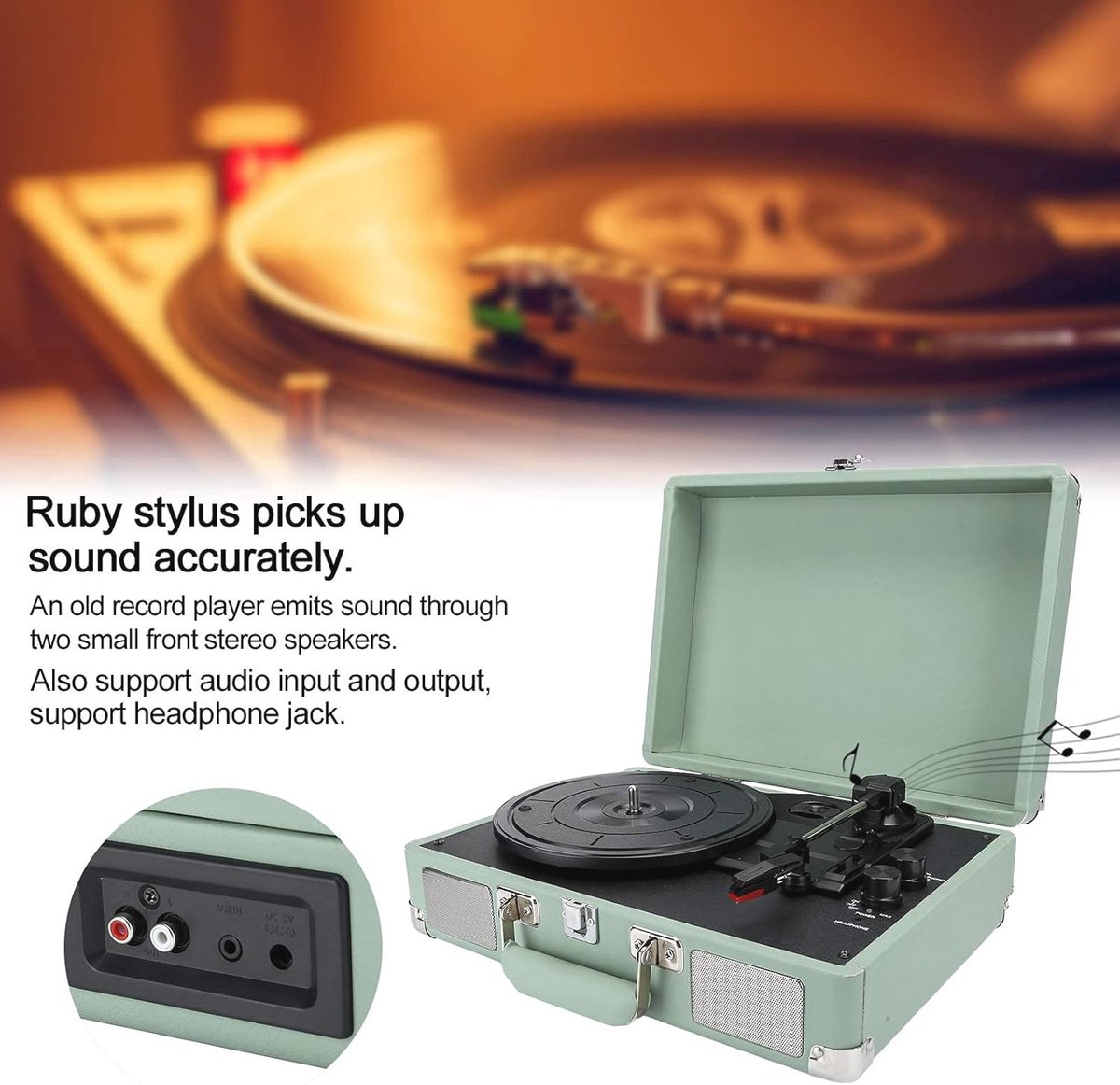 Tourne disque électrophone vintage 1960 - Collection