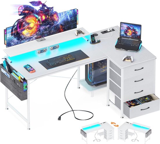 Game Bureau met LED verlichting - Bureaus