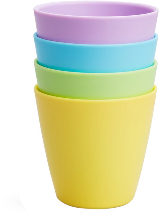 Munchkin Multi Gekleurde Drinkbekers voor Kinderen - Vaatwasserbestendig - Per 4 Stuks - 237ml van Munchkin — afbeelding 5