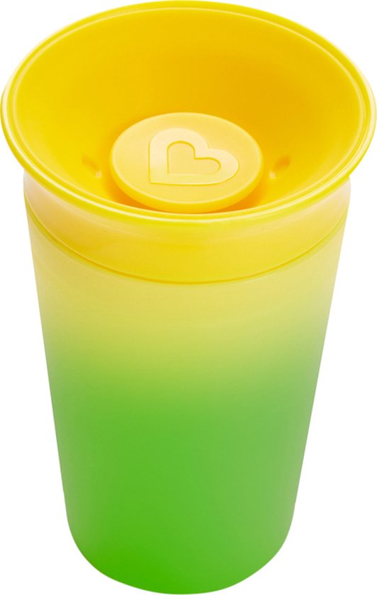 Munchkin Miracle cup sippy-changement de couleur-changement de couleur gobelet à bec jaune