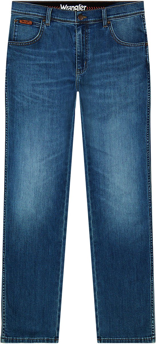 WRANGLER TEXAS AUTHENTIC STRAIGHT JEANS-HEREN Verdant Tone
