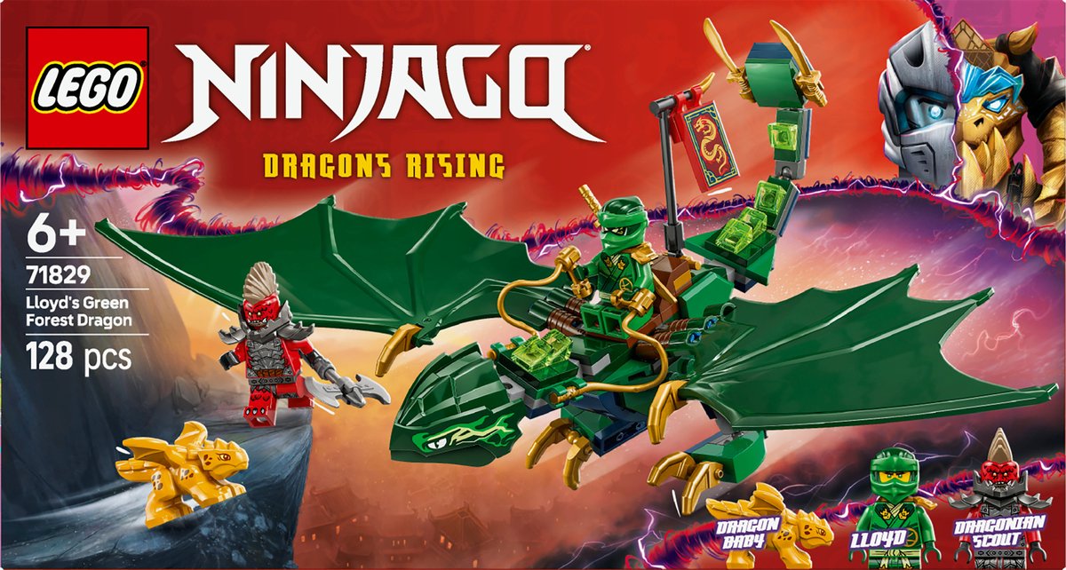 LEGO NINJAGO Lloyds groene bosdraak - 71829 — afbeelding 15