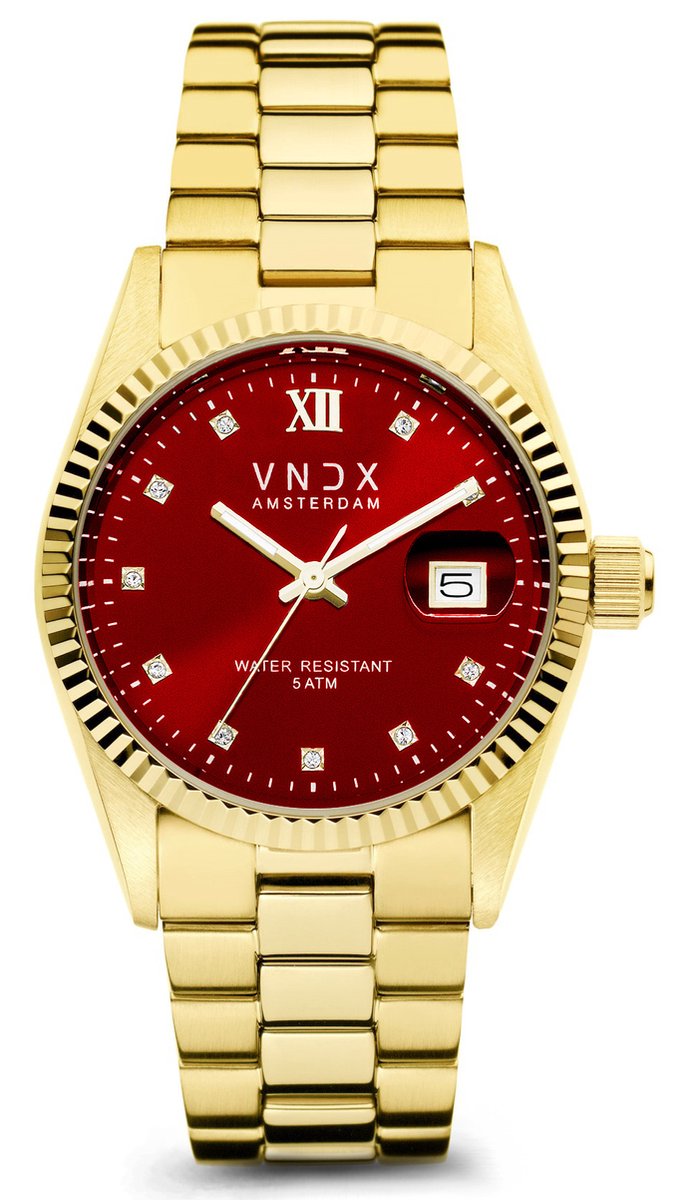 VNDX Dare Devil M Gold Red MD43006-07 dameshorloge