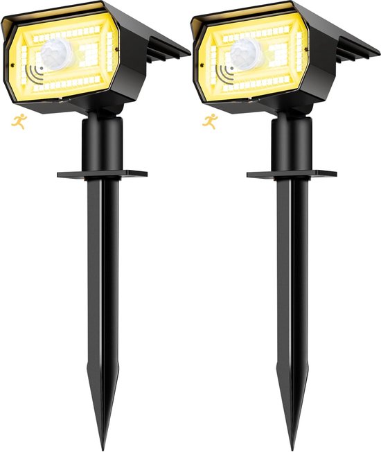 Zonnelampen Buiten – 2 Stuks Vlinder LED Solarverlichting – 2 Modus – IP65 Waterdicht – Tuin, Balkon, Terras – Cadeau