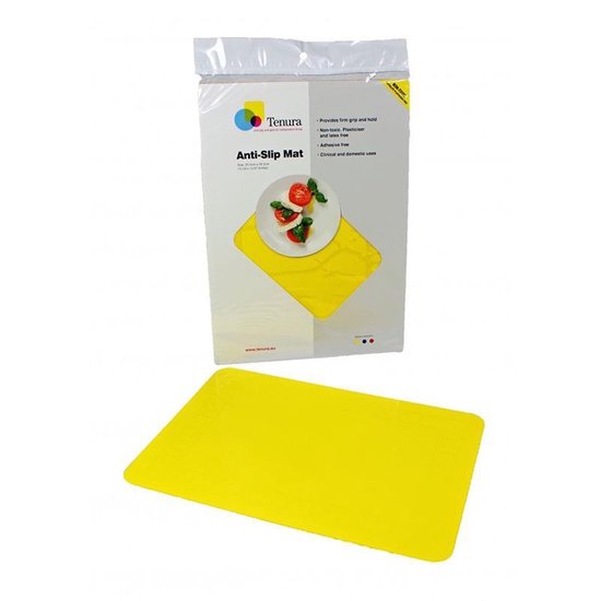 Anti-slip vloermat - geel - Able2