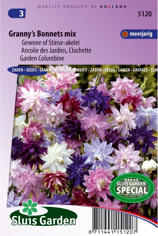 Sluis Garden - Akelei Granny's Bonnets Mix (Aquilegia vulgaris)