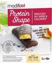 Modifast Protein Shape - Reep Pure & Witte Chocolade - 6 stuks - Eiwitreep
