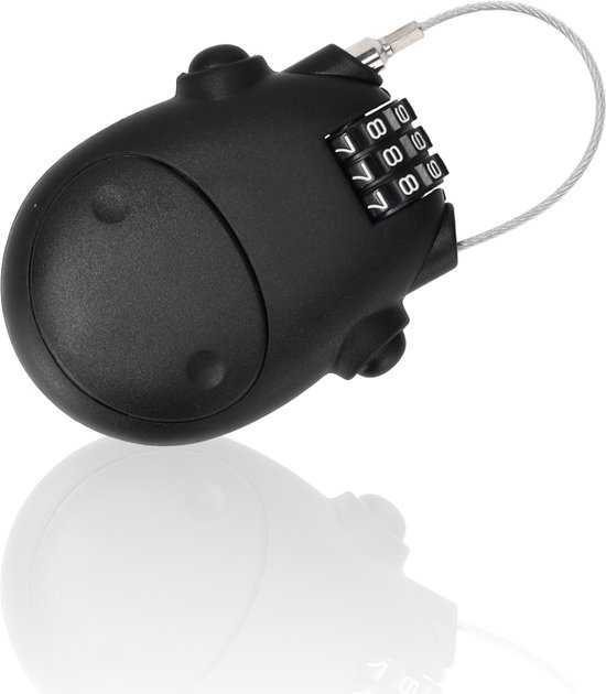 Cijferslot hangslot met code 6 stuks – Weerbestendig fietsslot voor binnen en buiten – Duurzaam staal en kunststof – 8x4.6x1.2 cm veiligheidsslot