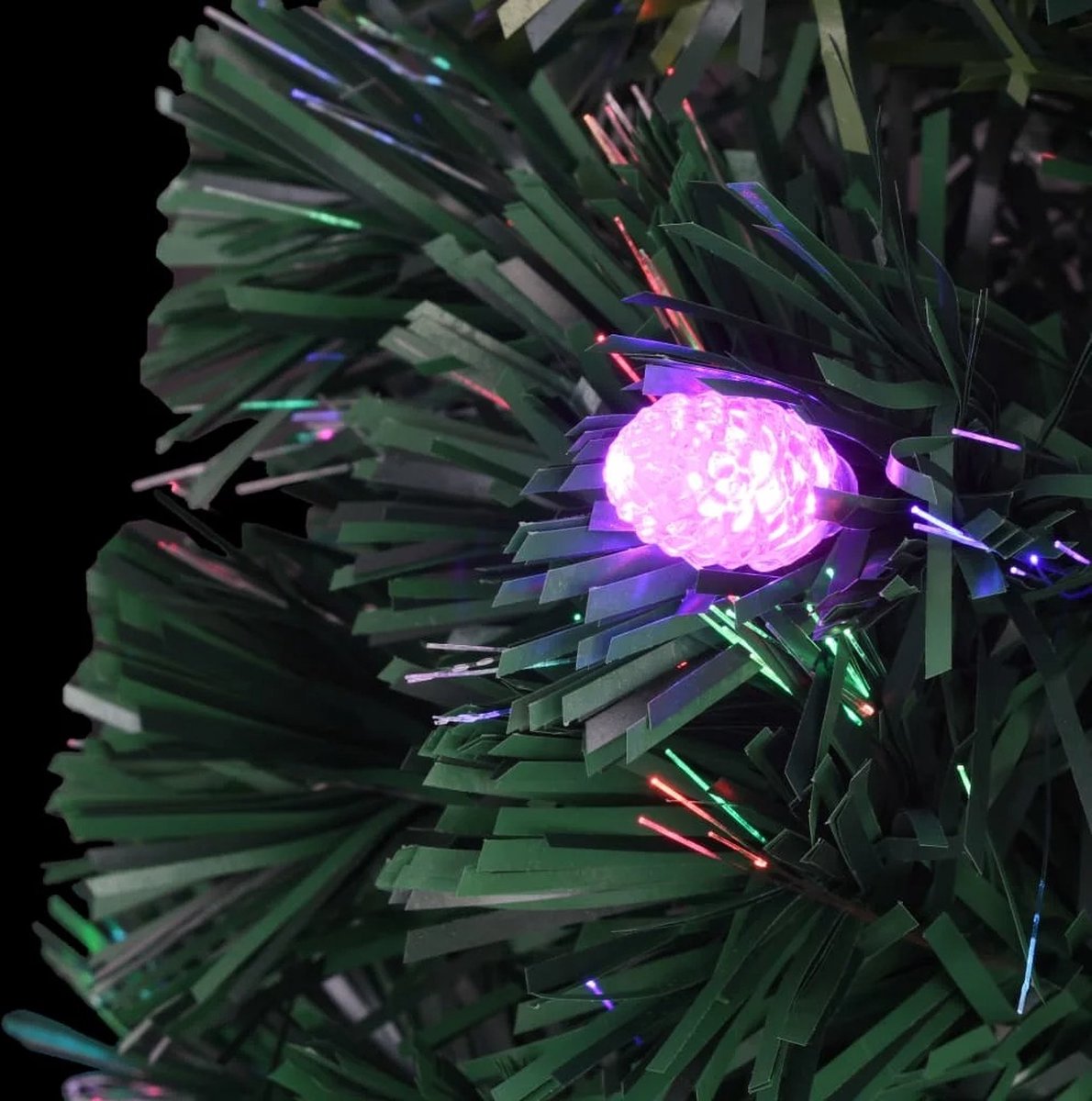 Kunst kerstboom - Inclusief ledlampjes - Inclusief standaard - 240cm - boom diameter 102cm - Kerst – foto 3