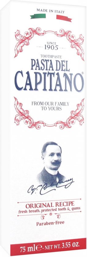 Pasta del Capitano – Tandpasta zonder Fluoride