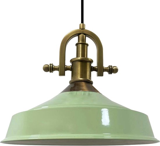 Lampadario Vintage Industriale Asletl-Marine - 40cm Diametro, Sospensione Regolabile, Stile Nautico