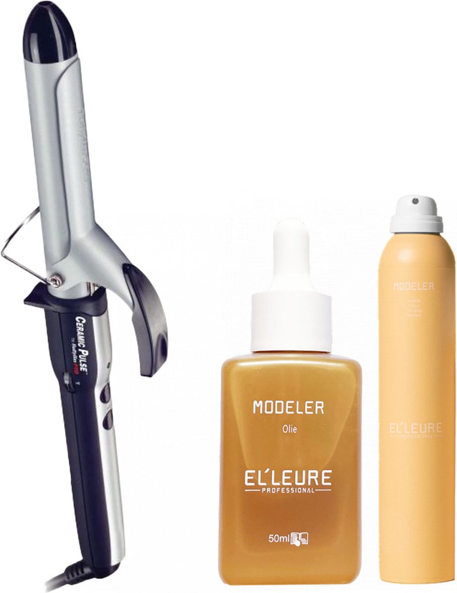 Babyliss PRO Blue Lightning + Schwarzkopf OSiS+ Flatliner Heat Protection Spray 200ml