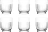 Mammoet - Lily - Waterglas - 6 stuks - 33 cl - Transparant glas - Glazenset