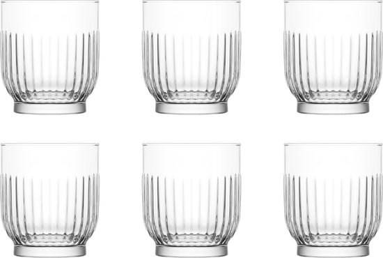 Foto: Mammoet lily waterglas 6 stuks 33 cl transparant glas glazenset