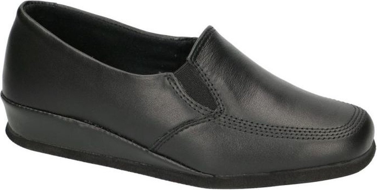 Rohde -Dames - zwart - pantoffels - maat 38.5