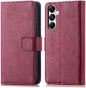 imoshion Étui adapté pour Samsung Galaxy A16 (5G) avec porte-cartes - Bookcase de Luxe imoshion - rouge foncé