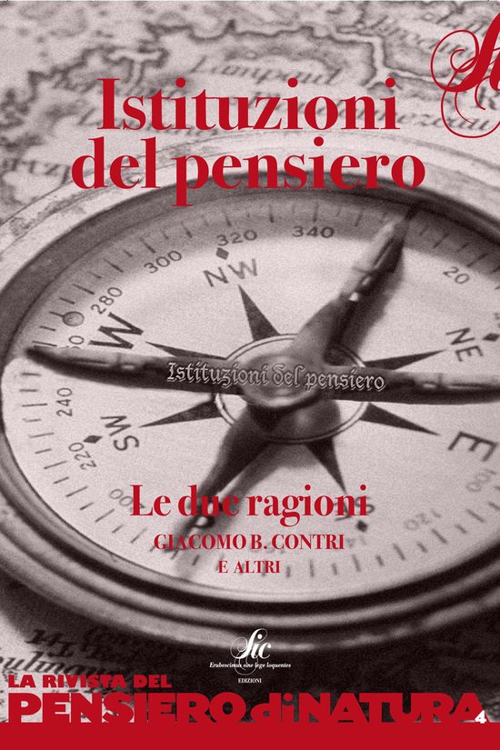 Istituzioni del pensiero - cover