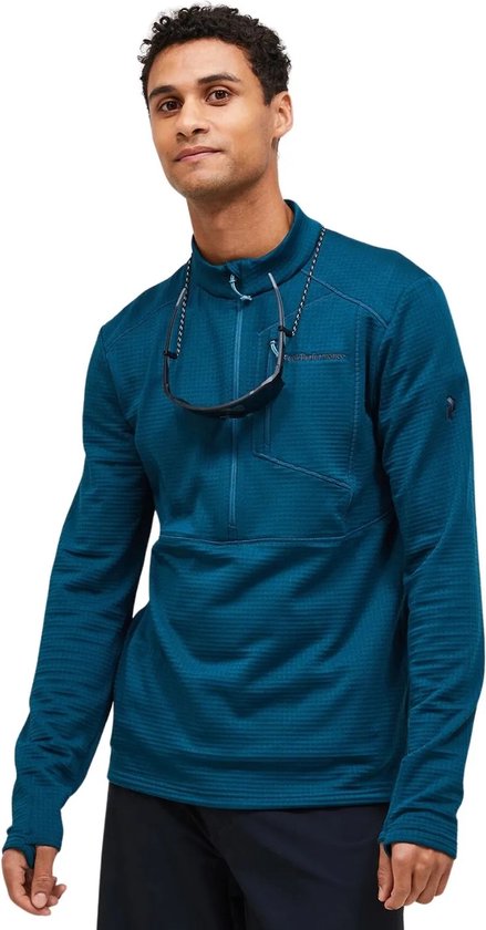 Peak Performance Trail Polartec Zip Skipully Heren Blauw M