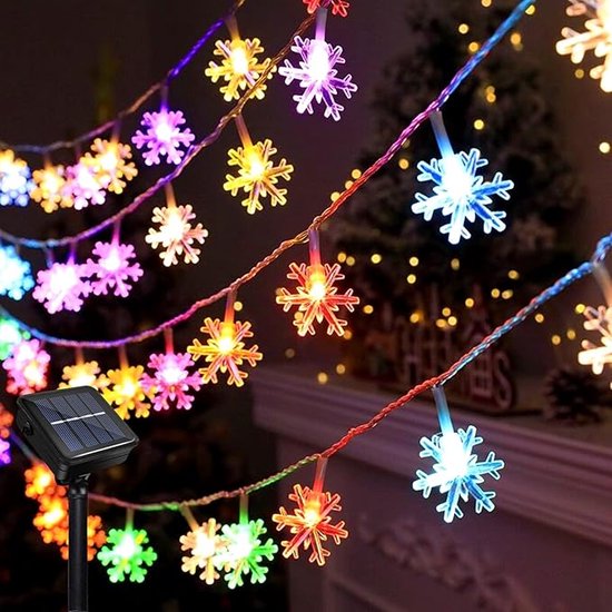 Kerstverlichting Buiten Zonne-energie Warm Wit - 200 LED USB Oplaadbaar Kerstverlichting Buiten Zonne-energie Warm Wit - 200 LED USB Oplaadbaar