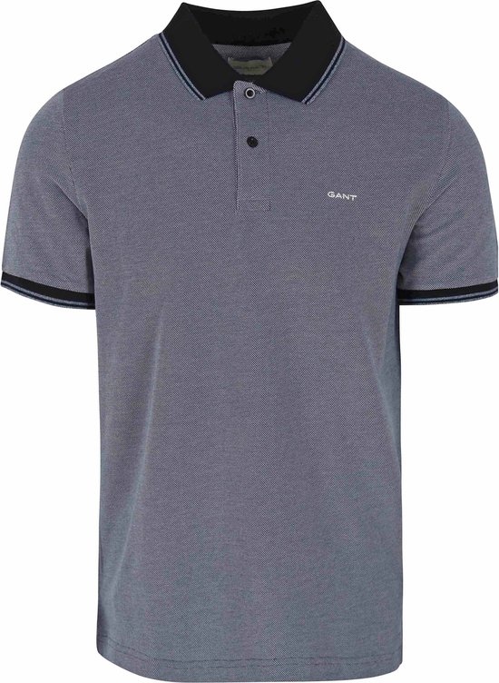Gant Shield Oxford Piqué Poloshirt Donkerblauw (navy) - Maat XL - Heren