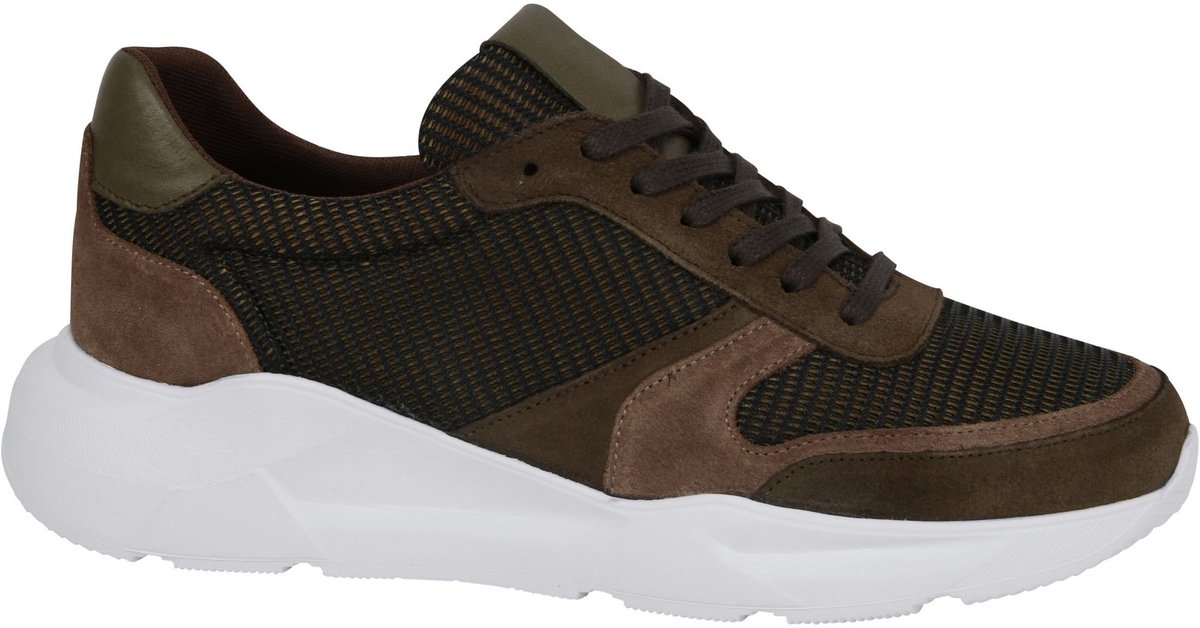 Suitable Sneaker Donkergroen - Maat 44 - Heren
