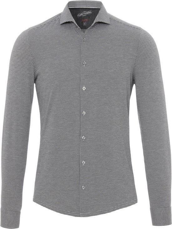 Pure - Chemise Grijs fonctionnelle - Taille 45 - Coupe slim