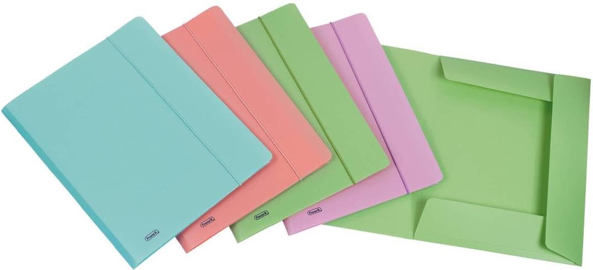 Favorit 400115580, A4, Polypropyleen (PP), Crème, Groen, Roze, Paars, Turkoois, Papier, 250 mm, 245 mm