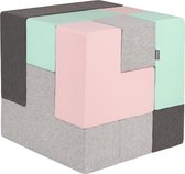 KiddyMoon Foam Blokken Voor Baby Zachte 12 Stuks Speelgoed Montessori Met En Veel Plezier Kinderen Gemaakt In De Eu Blokken Lichtgrijs Donkergrijs 1163791258