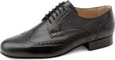 Werner Kern 28034 Bormio Chaussures de danse pour hommes Extra larges - Cuir de cerf souple - Zwart - Coupe large - Salle de bal, Tango, Danse de salon - Werner Kern - Zwart - 44