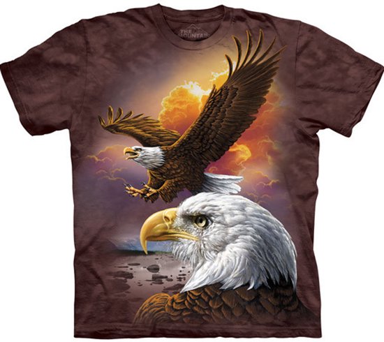 The Mountain T-shirt Eagle & Clouds T-shirt unisexe 3XL
