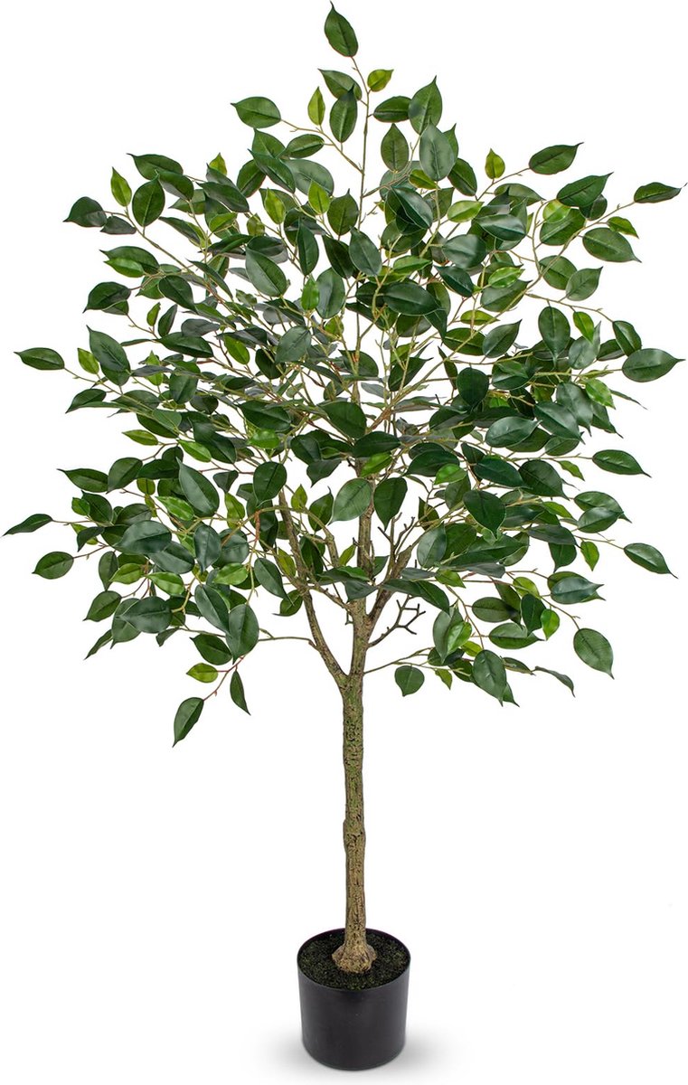 Goodivery ® Realistische Kunstboom Kamerplant met Echte Houten Stam voor Binnen en Buiten Decoratie