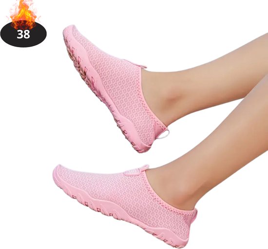 Bovista Chaussures aquatiques pour Enfants et Adultes – Chaussures Aqua – Chaussures aquatiques – Chaussures de natation – Chaussures pour femmes de cours de natation – Rose – 38
