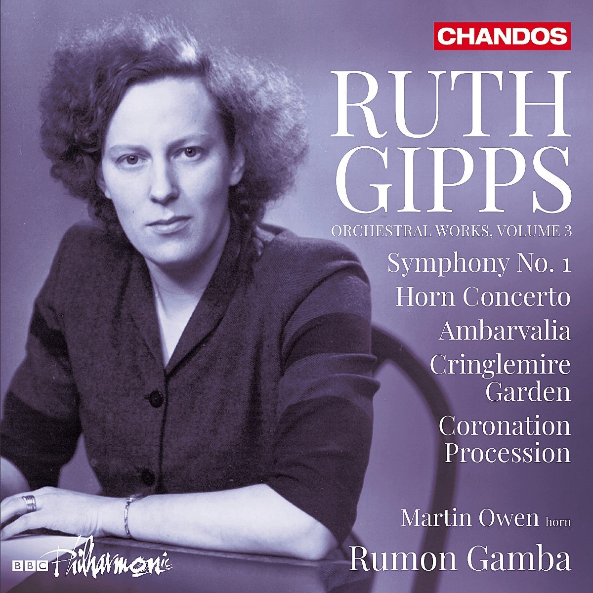 Martin Roscoe, BBC Philharmonic & Rumon Gamba - Gipps Orchestral Works Vol. 3 (CD)