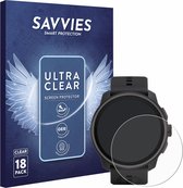Savvies - Protecteur d'écran pour Suunto Race S - Film de protection transparent (18 pièces)
