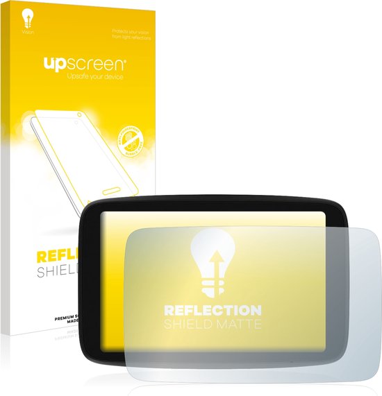 upscreen - Protection d'écran pour TomTom GO Camper Max - Film de protection antireflet mat