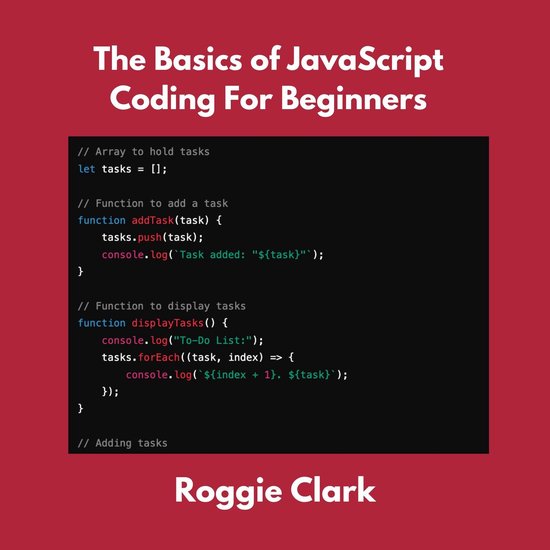 The Basics of JavaScript Coding For Beginners - cover
