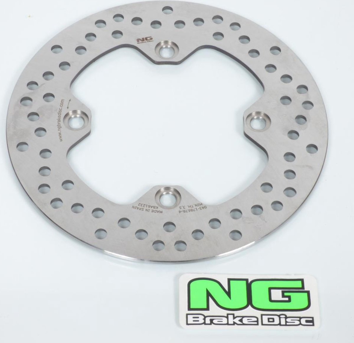 ng remmen achterremschijf voor honda 250 xr r 1991 tot 2003 043-17867r-4 / 043 / 220mm nieuw