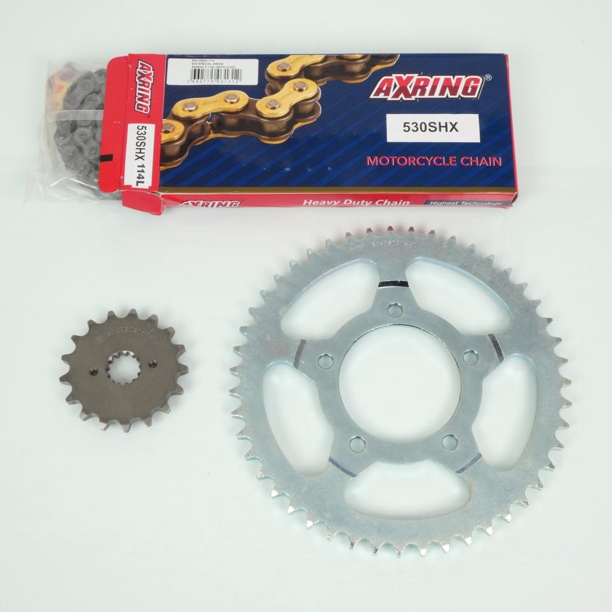 Kit chaîne Sifam pour Moto Suzuki 600 Gsf Bandit S/N 2000 à 2004 17X47 pas 530 Neuf