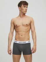 JACK&JONES JACBASIC WHITE WB TRUNKS 5 PACK NOOS Heren Onderbroek - Maat M