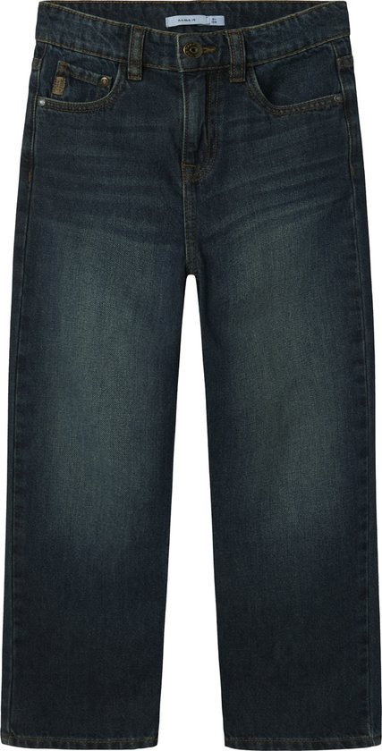 NAME IT Nlmnizza G DNM Dad Pant Noos jeansbroek voor jongens, Grey denim, 128