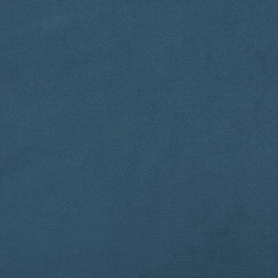 Cadre de lit vidaXL - 160 x 200 cm - Velours - Sommier tapissier bleu foncé - Lit double - Couleurs foncées - Lit en velours - Lit de Luxe