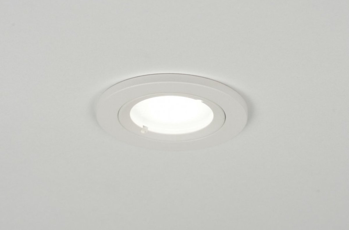 Lumidora Inbouwspot 71406 - DEVON - GU10 - Wit - Metaal - Buitenlamp - Badkamerlamp - IP54 - ⌀ 7.9 cm