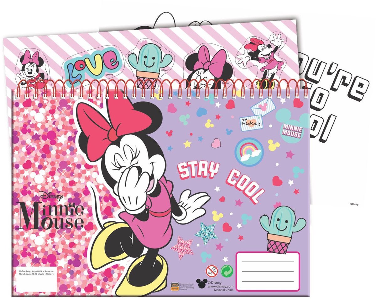 Disney Schetsboek Minnie Mouse