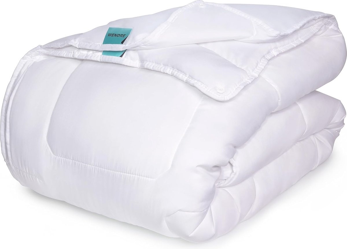 Dekbed voor 4 seizoenen 155 x 220 cm - Lichte en ademende hypoallergene deken voor optimale slaapcomfort