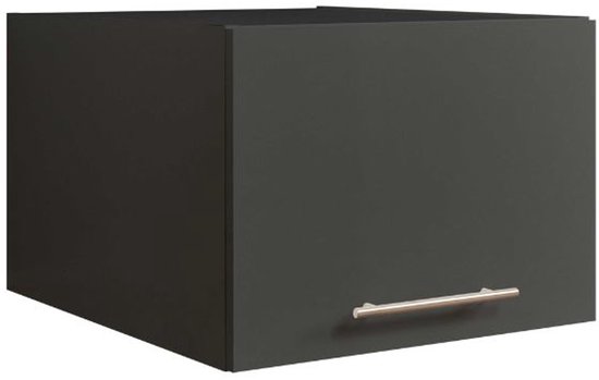 Armoire supérieure pour armoires de lave-linge Laundreezy | 50 x 68 x 38 cm | Anthracite - Bega BBK - Meubles pour buanderie - Anthracite - MDF - Meubles pour buanderie