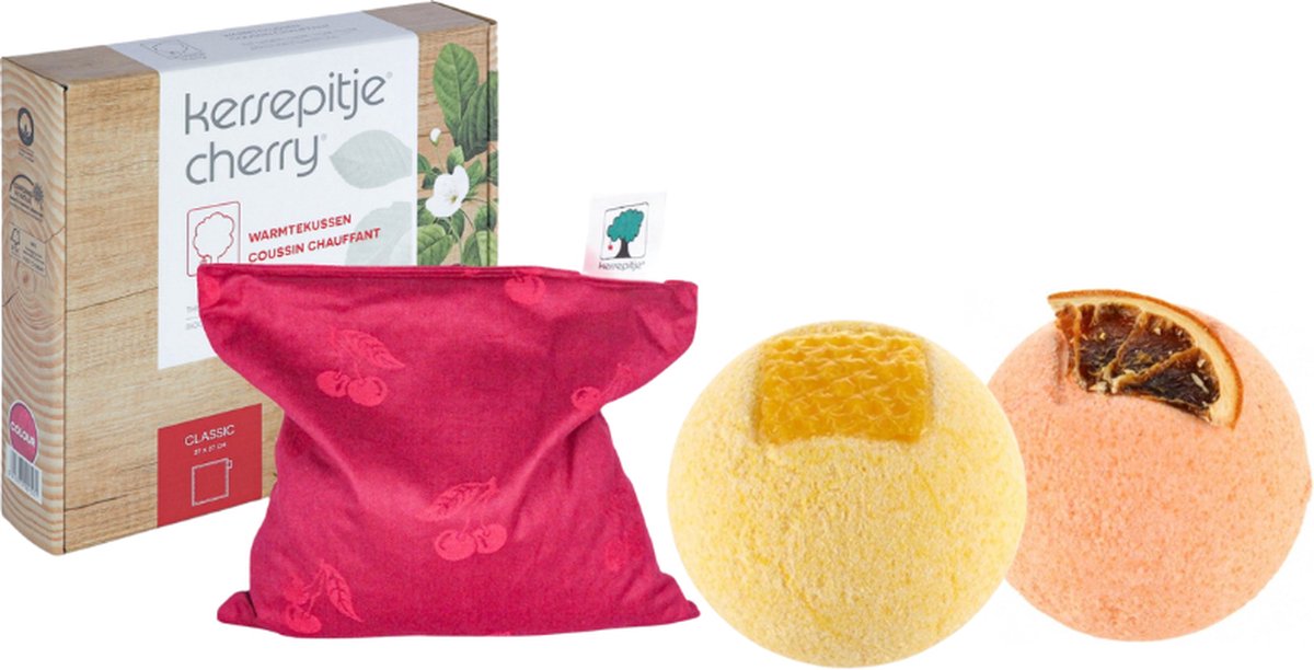 Goedkoopste Treets Cadeauset Hittepit Kussen & Badbruisbal
