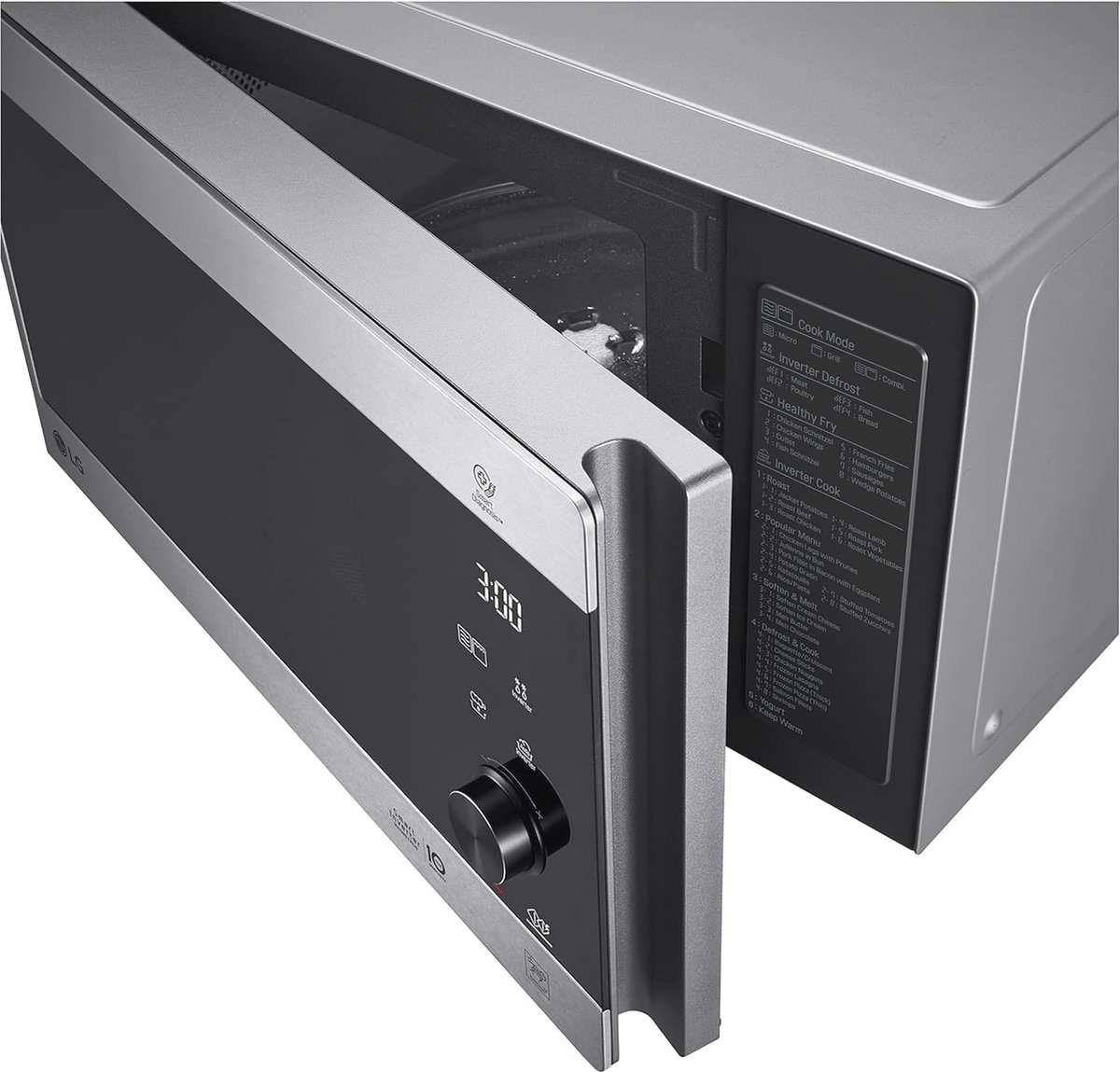 Combi-magnetron 25L met Smart Inverter en Kwartsgrill - Roestvrij Staal thumbnail 3