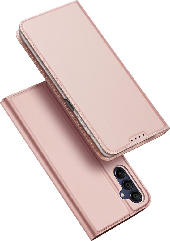 Dux Ducis - Coque de téléphone adaptée à Samsung Galaxy A16 5G - Skin Pro - Book Case - Rose