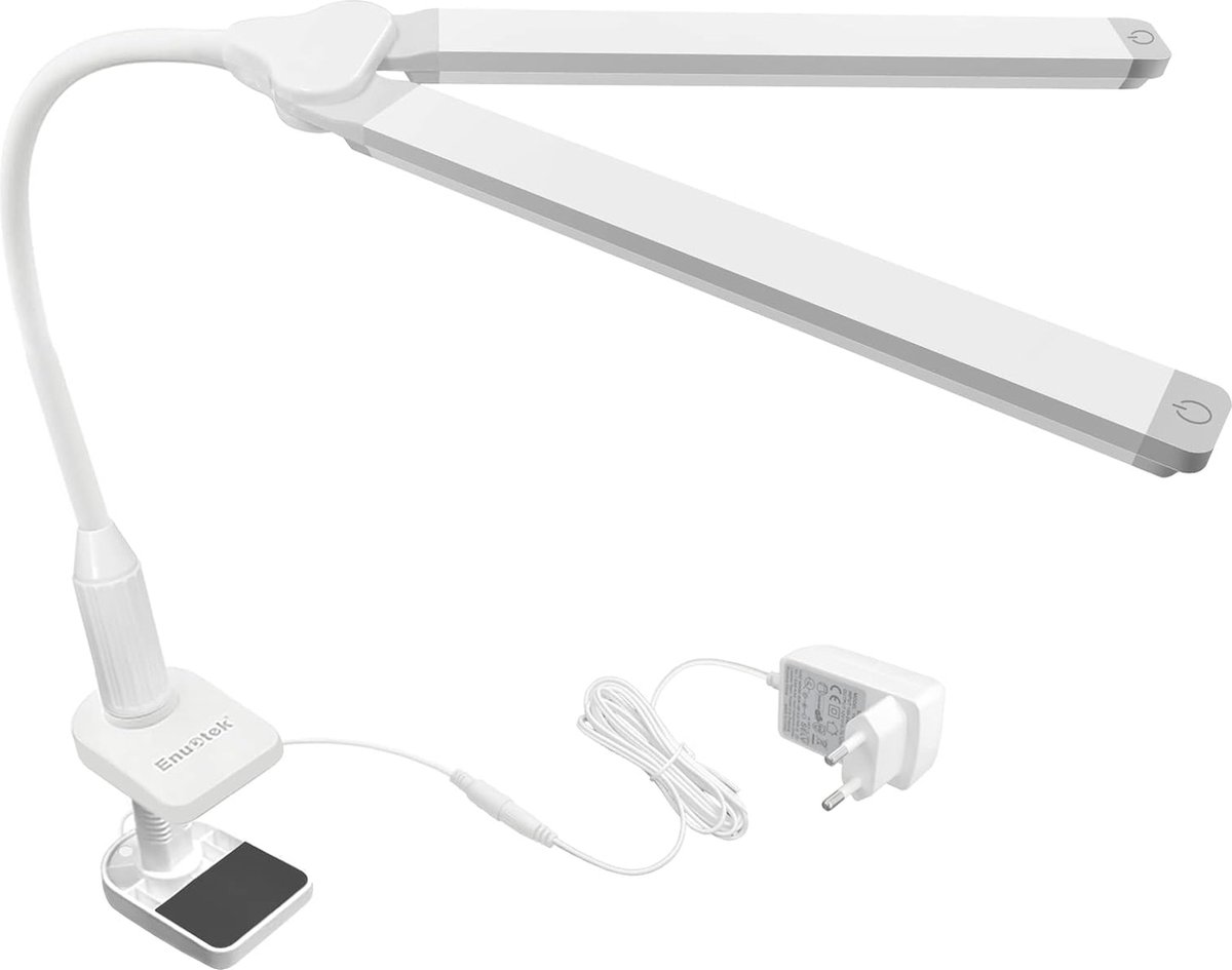 Goedkoopste LED Bureaulamp met Verstelbare Lichtkoppen en Dimbare Helderheid